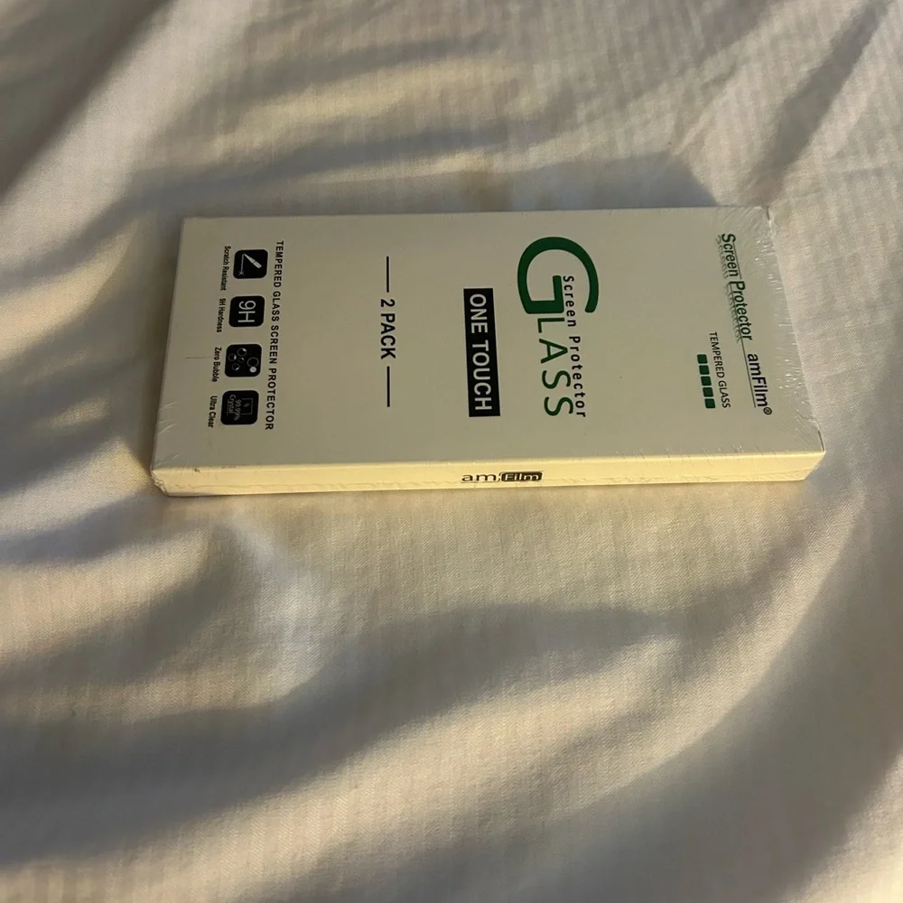 amFilm One Touch Tempered Glass Screen Protector iPhone 12 Pro Max (2-Pack)